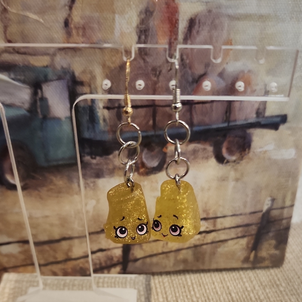 mini food earrings